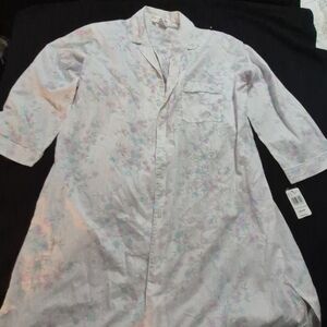 Miss Elaine Pastel Floral Nightgown